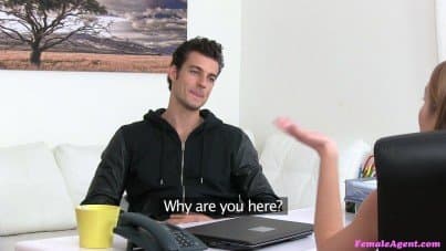 
shy boy at the Alexis's casting