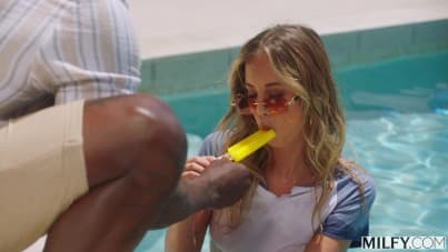 
here's your popsicle, slut!