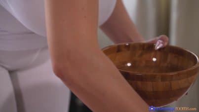 
oil, boobs and great massage