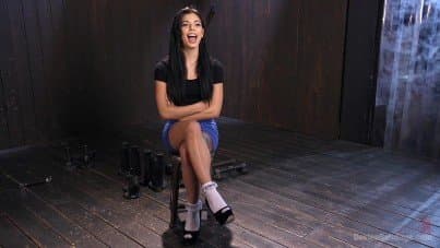 
Gina Valentina gets new feelings in the bondage room