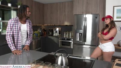 
she's hungry for some sausage too