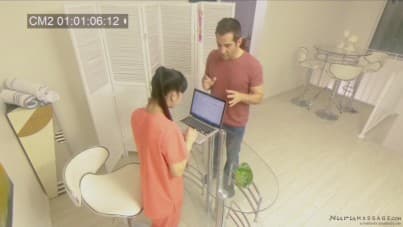 
hidden cam in the asian massage parlor