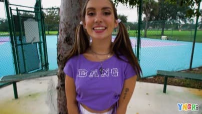 
this energetic babe loves to get her tight pussy railed