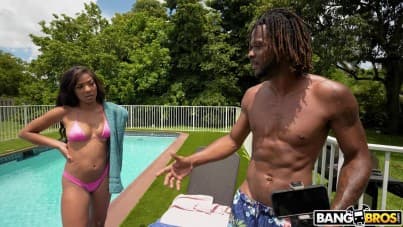 
a tiny help for his shoot