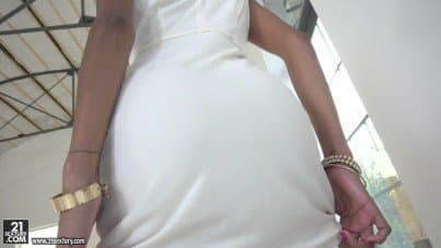 
skinny black babe, asshole fever