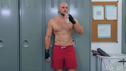 
after workout in the locker room