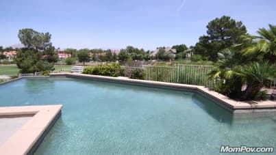 
POV with a flexible mature mommy