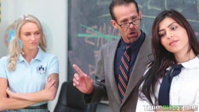 
sex competition between two school girls