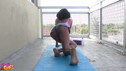 
my sporty black girlfriend