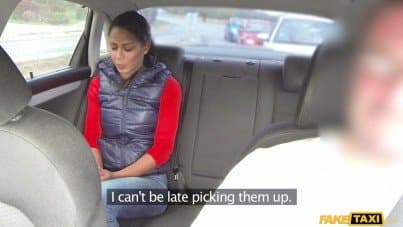 
black pussy in fake taxi