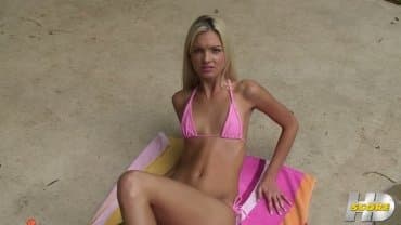 
Franziska Facella - Pink Bikini Matches Pink Pussy