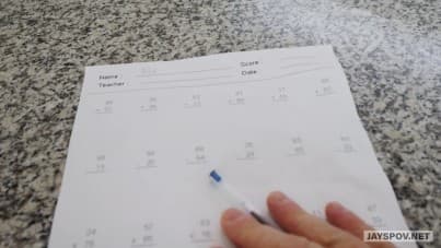 
home work and home sex with my curly stepsister