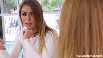 
problem girl in short skirt