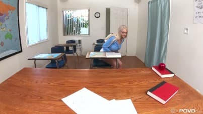 
cumshot in the classroom, 4K