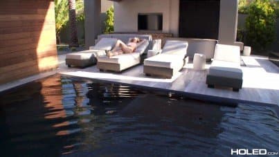 
cute blonde creampied in ass