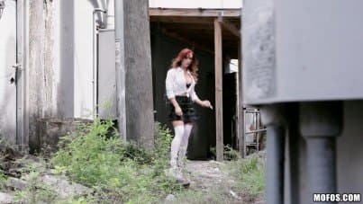 
school girl caught smoking