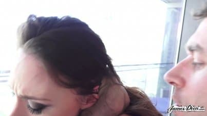 
James Deen fucks two porn stars in ass