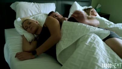 
she's sleeping, we're fucking