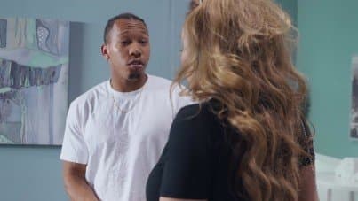 
Richelle Ryan and her black masseur