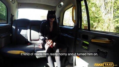 
a little tease in the taxi