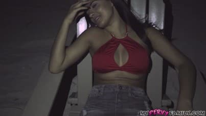 
family vacation with my drunk stepsister