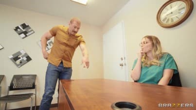 
filling her cavities