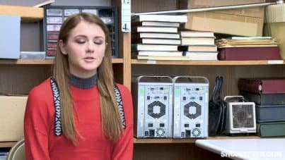 
one more teen in the officer's office