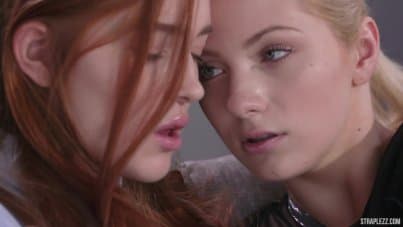 
strapon lady fucks a shy student