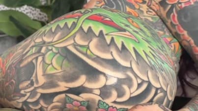 
hard to spot until it's in