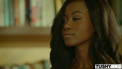 
chocolate sex with slim black babe