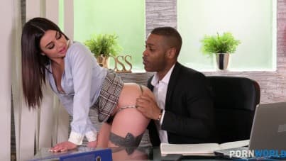 
big boss is slamming his slutty secretary