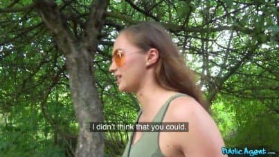 
great deal with a busty stranger