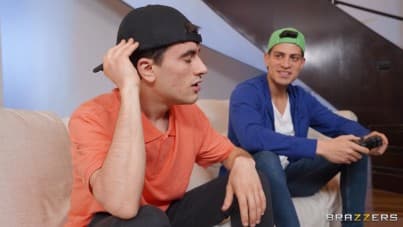 
helping hands on her big tits