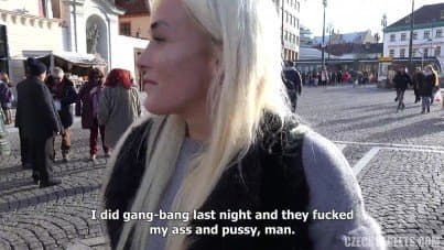 
double pay for sex with a Czech pornstar