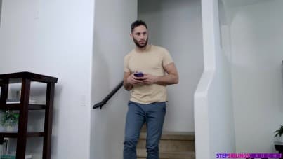 
hiding eggs for my stepbrother