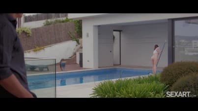 
a pool of cum trumps the pool outside