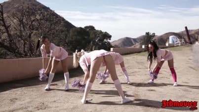 
student cheerleader team