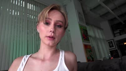 
stranger cock turns her on