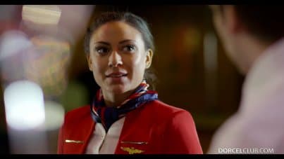 
before her next flight