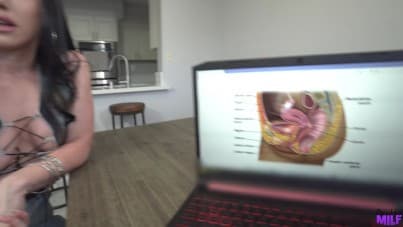 
gynecological practice with my hot stepmother