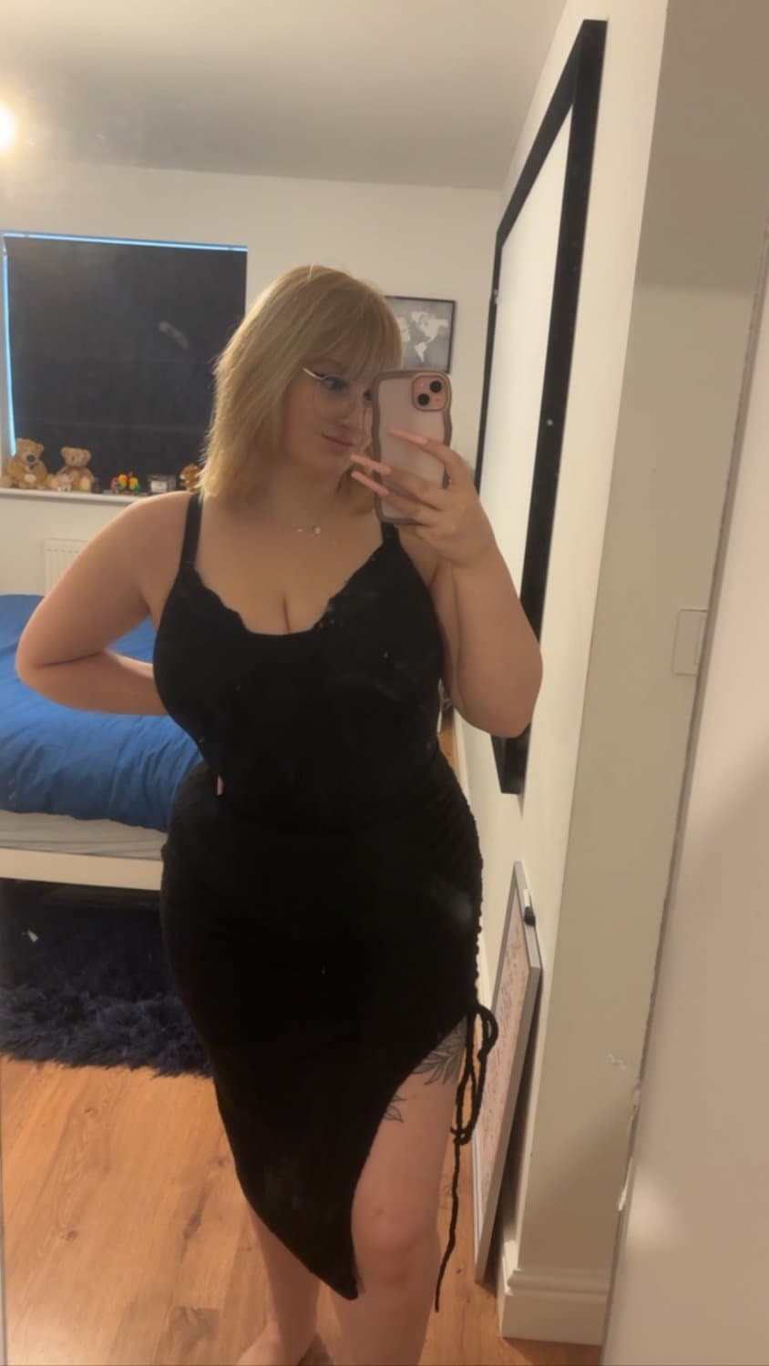 Click to view full size Tell me how good you think I look in this black dress
