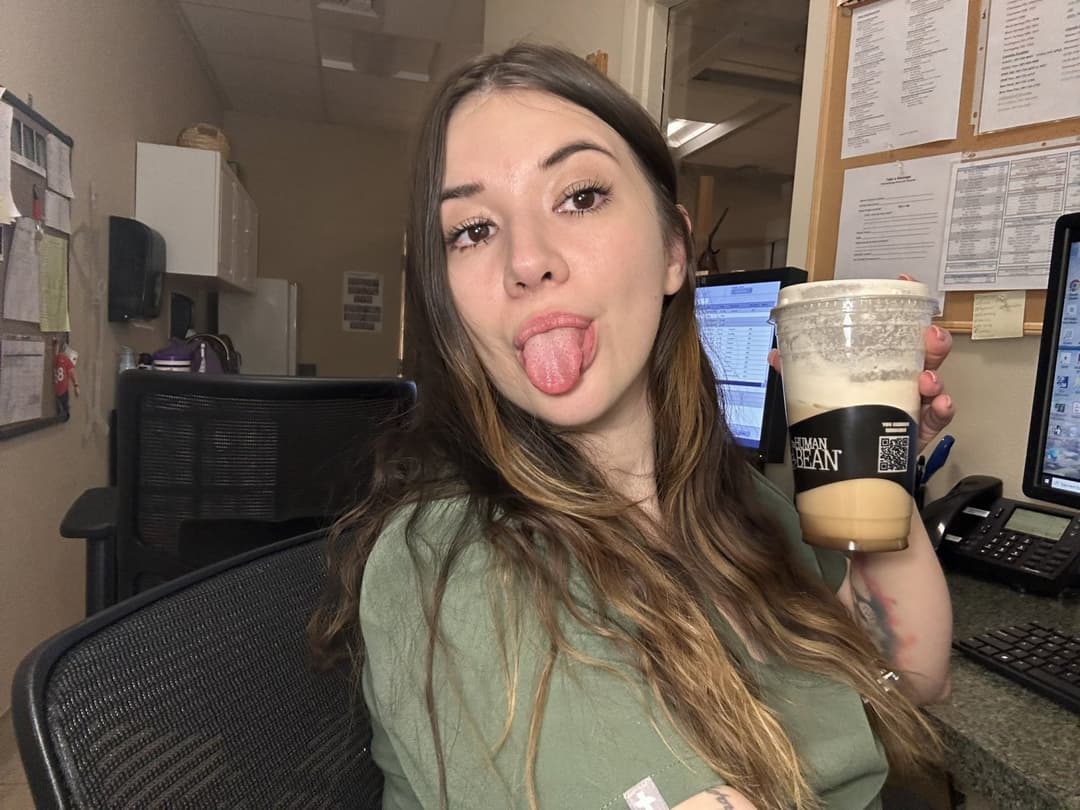 Click to view full size Hottest Milf ever? This curvy slut who loves sticking her tongue out comes damn close