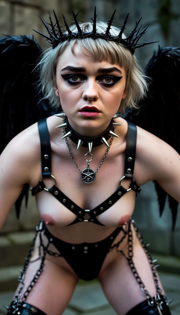 Click to view full size Satanic Succubus (Maisie Williams)