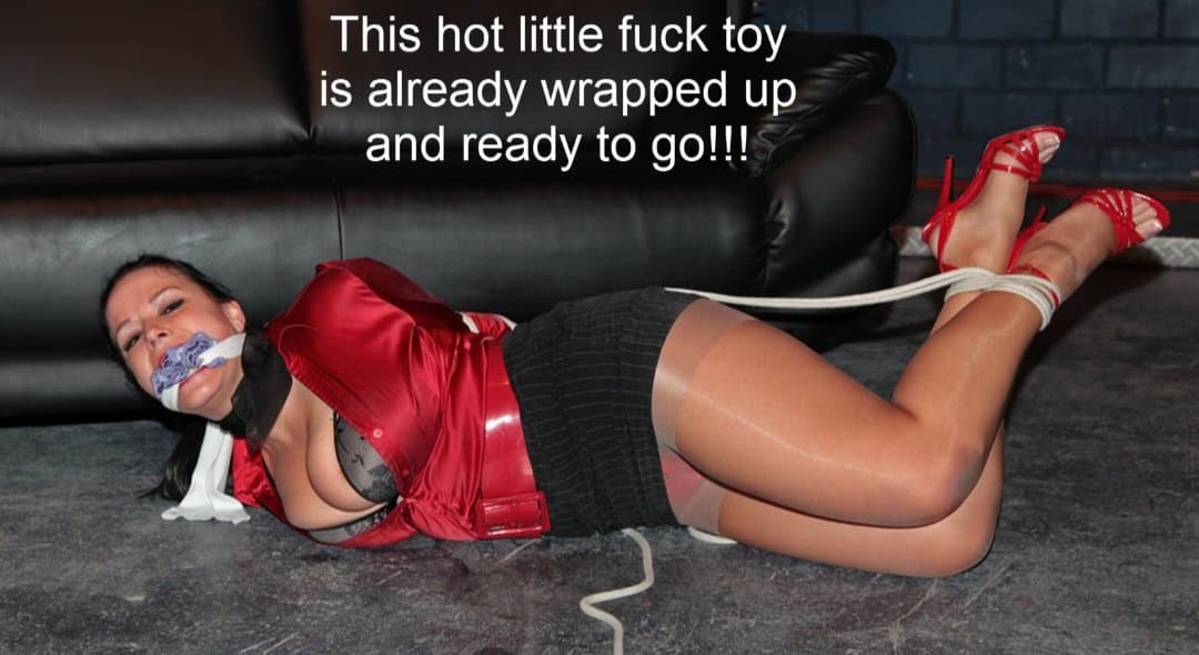 Click to view full size WHITE SLAVE GIRLS IN BONDAGE! TOTALLY HELPLESS AND SILENT!