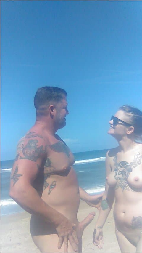 Click to view full size My beach erections with cute girls on nude beach