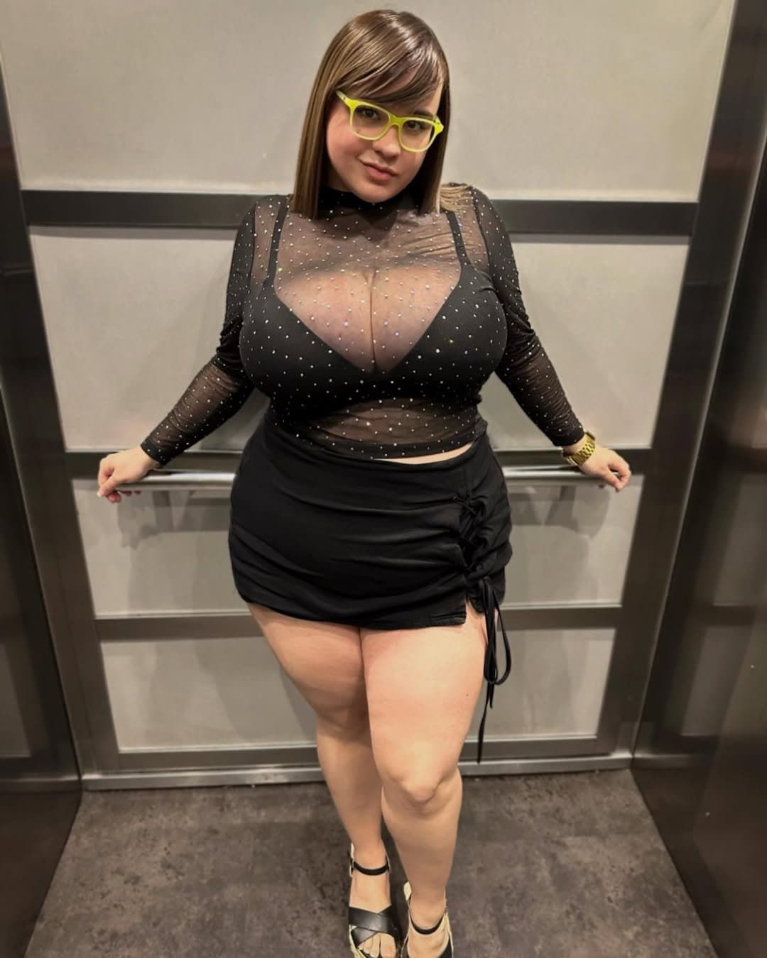 Click to view full size Curvy latina slut is begging you to pump for her tits