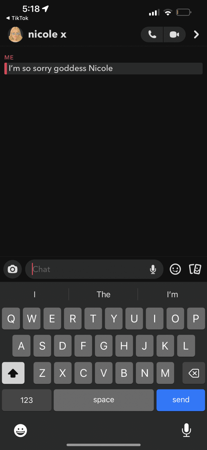 Click to view full size aussie wb chats w black goddess on snap