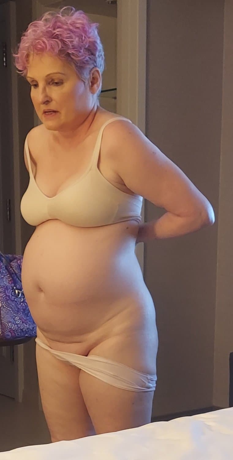 Click to view full size more chubby mature wife naked on cruise