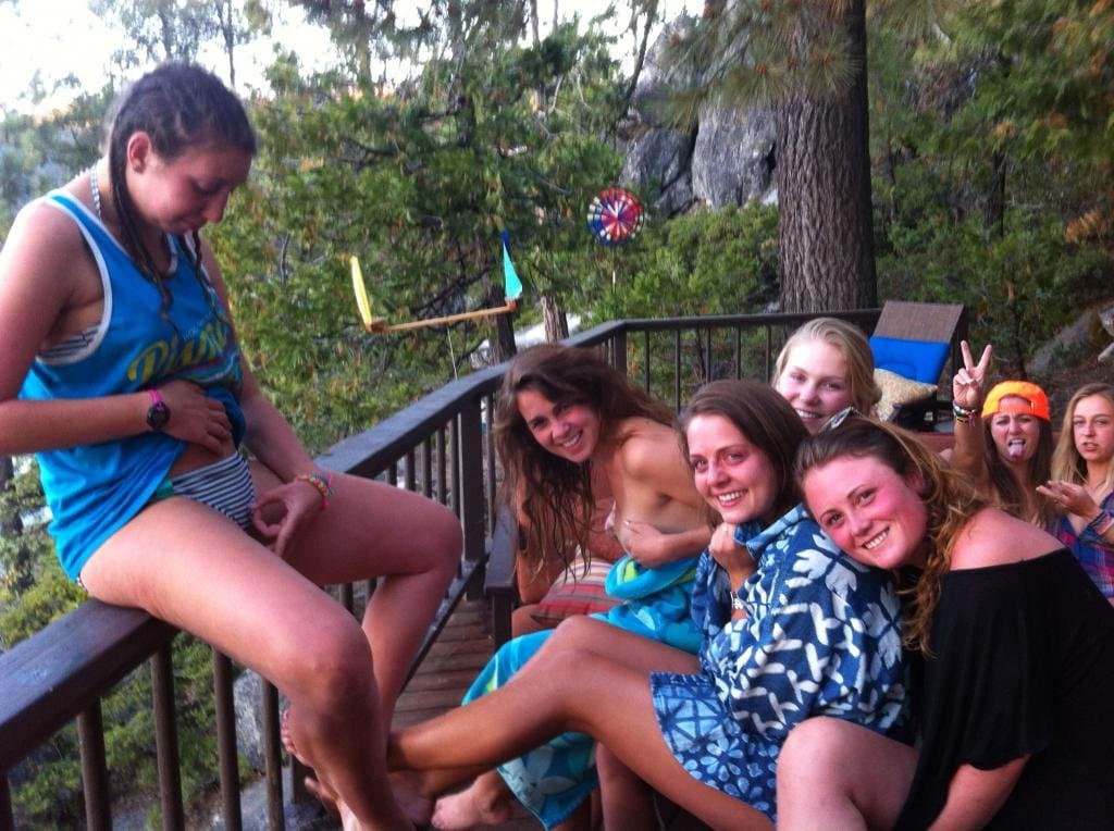 Click to view full size Crazy camp Oski Girls