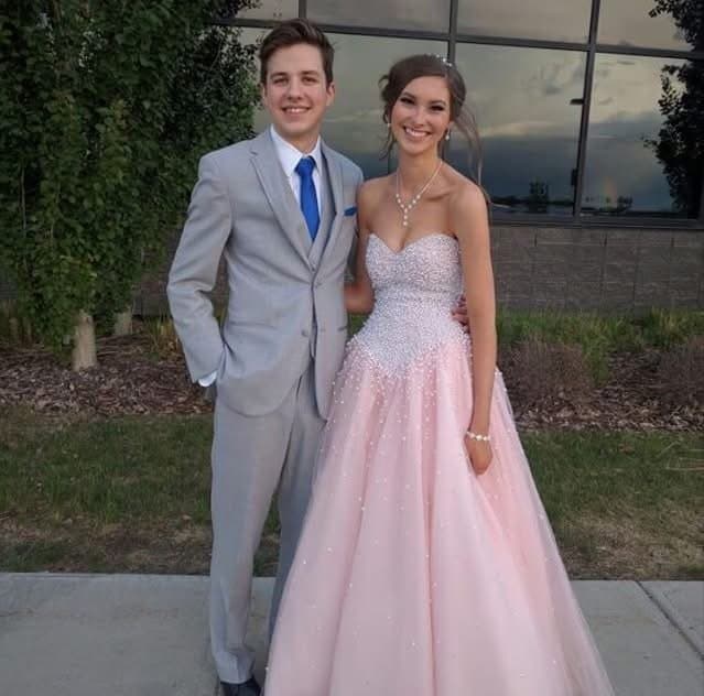 Click to view full size Busty graduation throwback